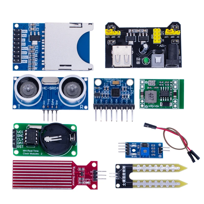 Upgraded 45 in 1 Sensor Starter Kit for Arduino UNO R3 MEGA2560 DIY Project Kit Superior to 37 in 1 Sensor Kit