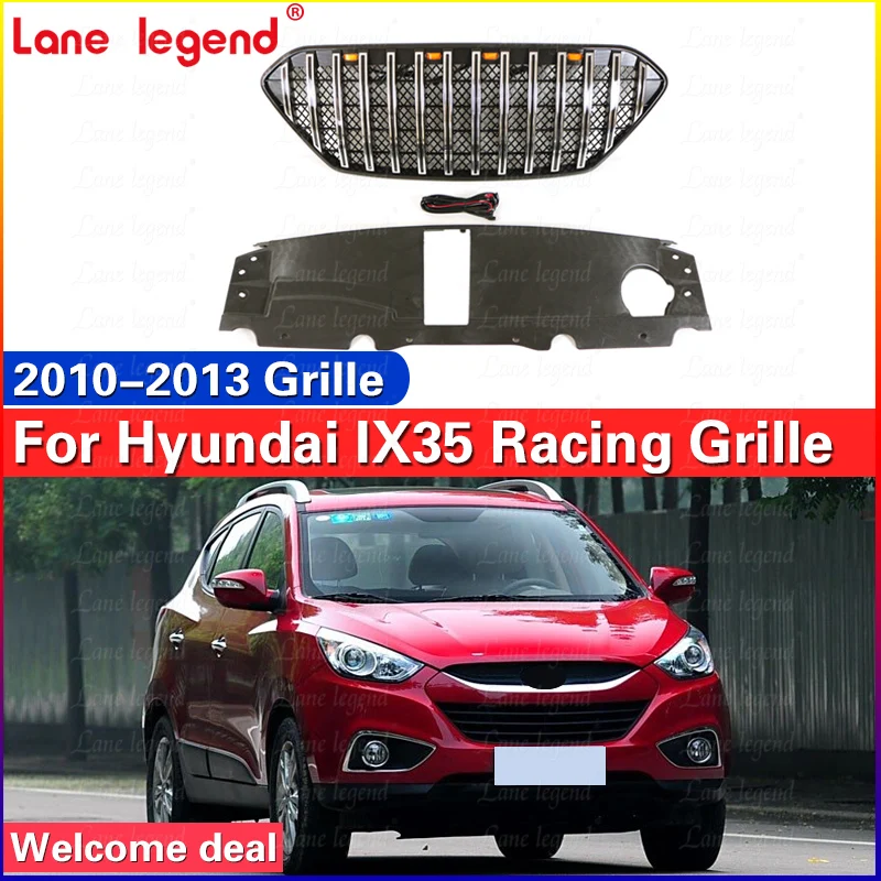 Suitable for Hyundai IX35 2010 2011 2012 2013 grille modification front grille accessories Tools Bumper Grille