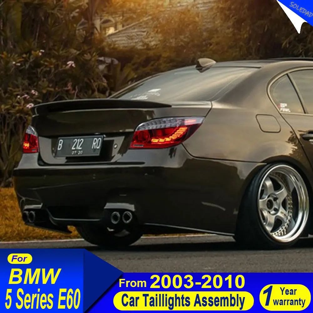 

Автомобильный задний фонарь в сборе для BMW 5 серии E60 2003-2010, автомобильные аксессуары, задний фонарь заднего хода, стоп-сигнал, указатель поворота, авто