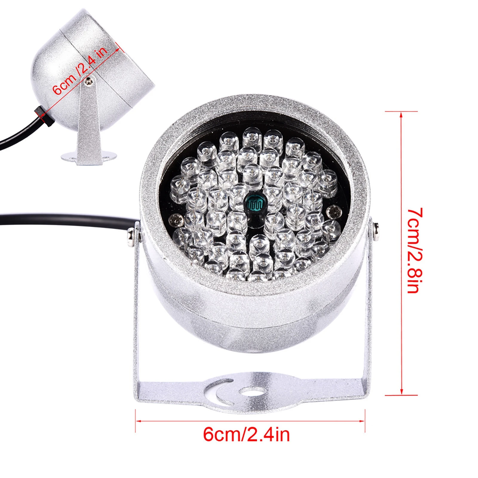 48 LED IR Illuminator Lights Infrared Night Vision Light Waterproof Infrared Night Vision Light for Security CCTV Camera