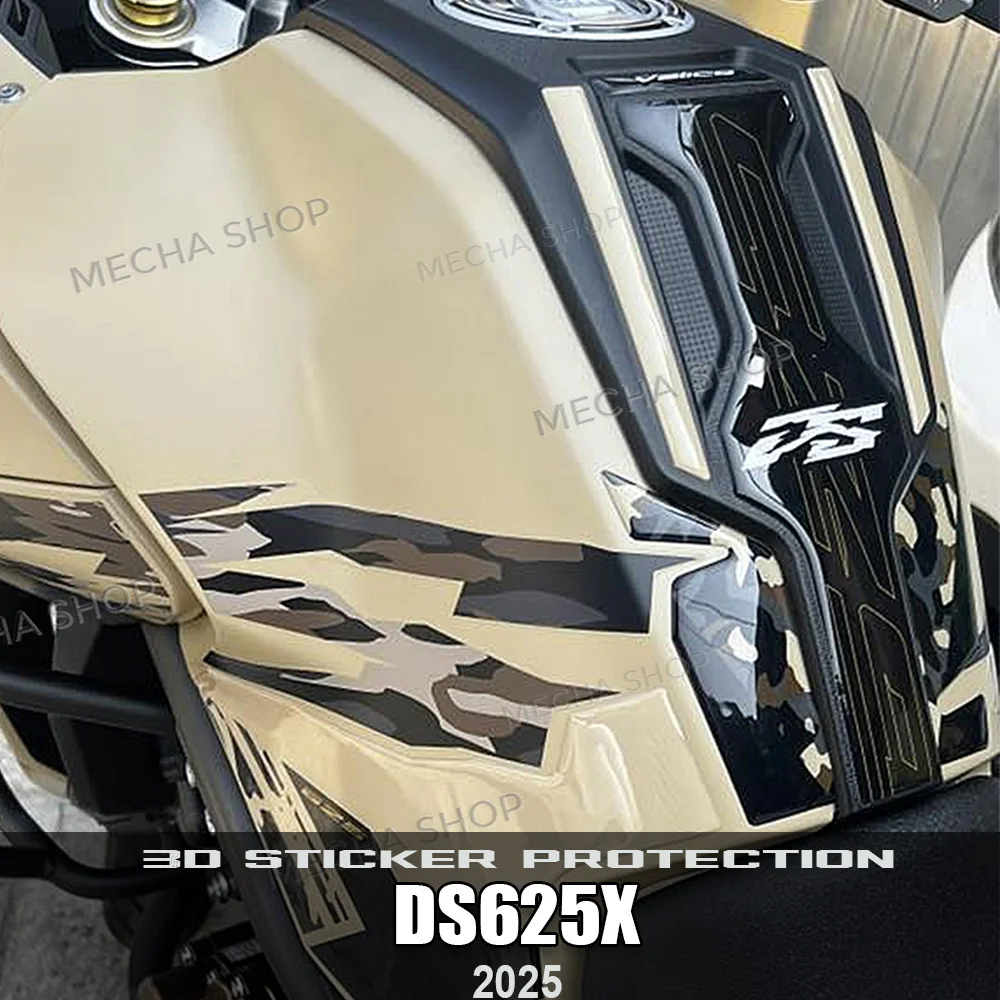 

3D Gel Sticker Motorcycle Tank Pad Protection Pair Voge Valico DS625X 2025 Accessories 625DSX 625 DSX 625