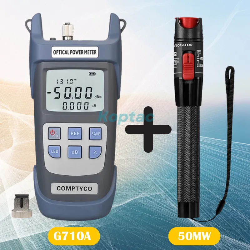 

FTTH Fiber Optic Cable Tester Tool Kit (optional) Optical Power Meter(opm -70 ~+10dbm)&visual Fault Locator(10/30/50mw VFL)