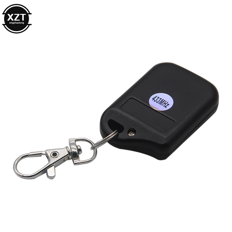 Télécommande sans fil pour porte de garage, 2 boutons, clé, 433MHz, porte-clés, A, B, ON, OFF, duplicateur, 2 prédire, télécommande RF