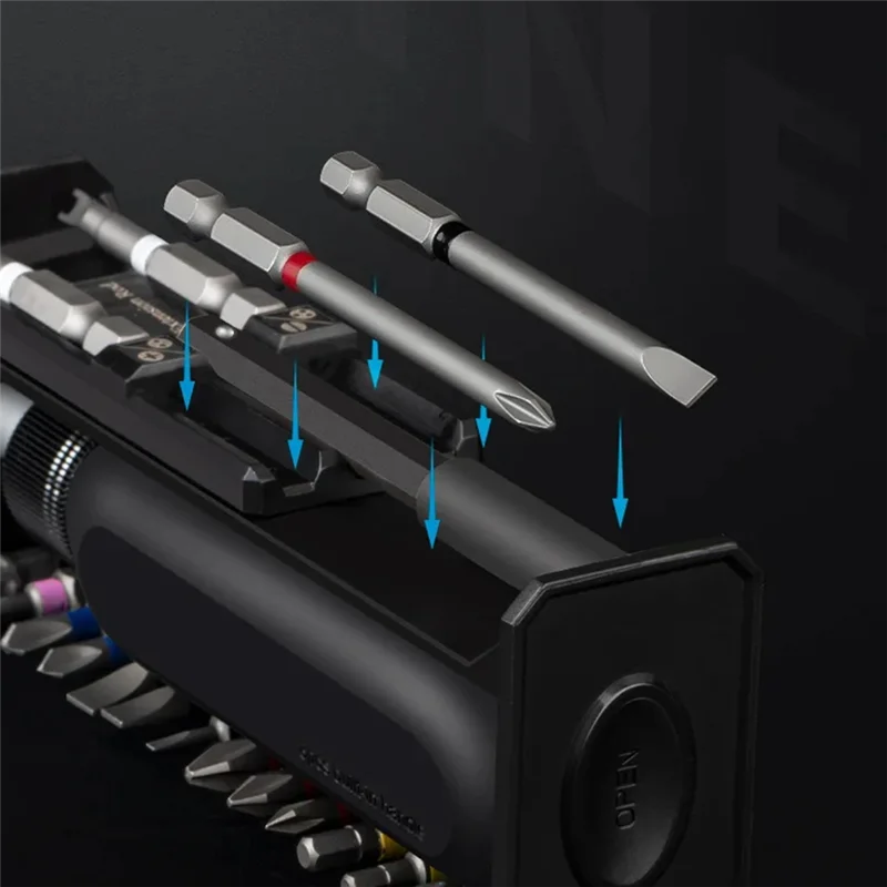 ABGE-Mini Magnetic Ratcheting 28 In 1 Screwdriver Set With Case For Furniture/Car Computer/Electronics