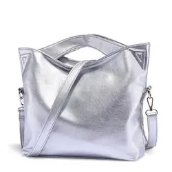 Bolsa Feminina Big Shoulder bags for women 2023 New Fashion Silver Color Handbag Women Soft Leather Bag Large Messenger Bags