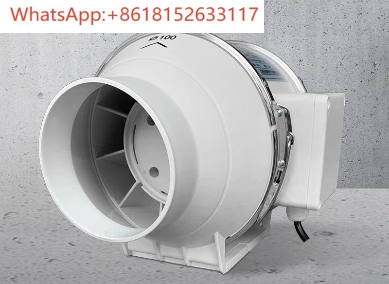 HF-75/100/125/150/200/250/315 جهاز تهوية عادم فائق الشحن للتدفق المائل لمروحة القناة الدائرية