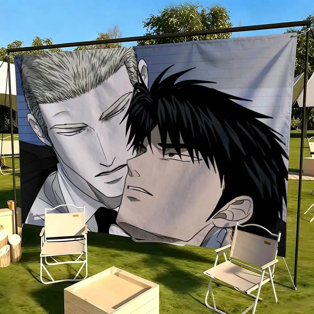 BL Shutline Jake Shin Flags for Bedrooms Home Decor Items Outdoor Decors Garage Decoration Flaga 2