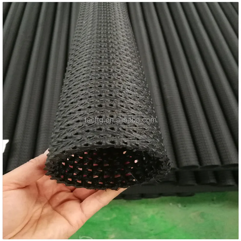 Quickly Removes Water From Roadbed Prevents Road Damage Rigid Permeable Plastic Pipe for Garden Dam for Highway Drainage System