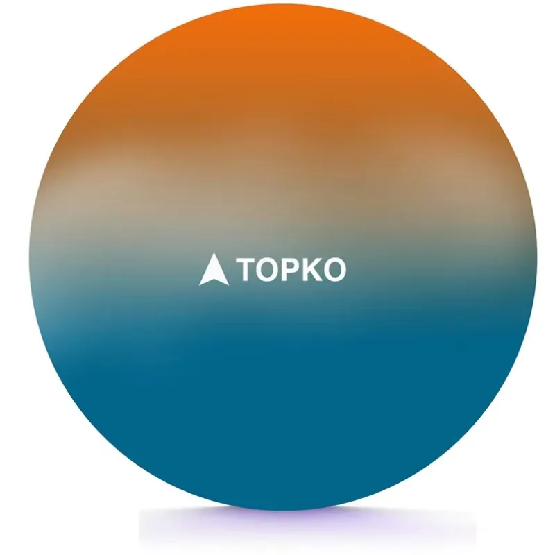 YTYIN TOPKO Pvc Inflatable Printed Massage Workout Yoga Balls 65cm 75cm Eco-friendly Fitness Anti Burst Exercise Gym Balls With