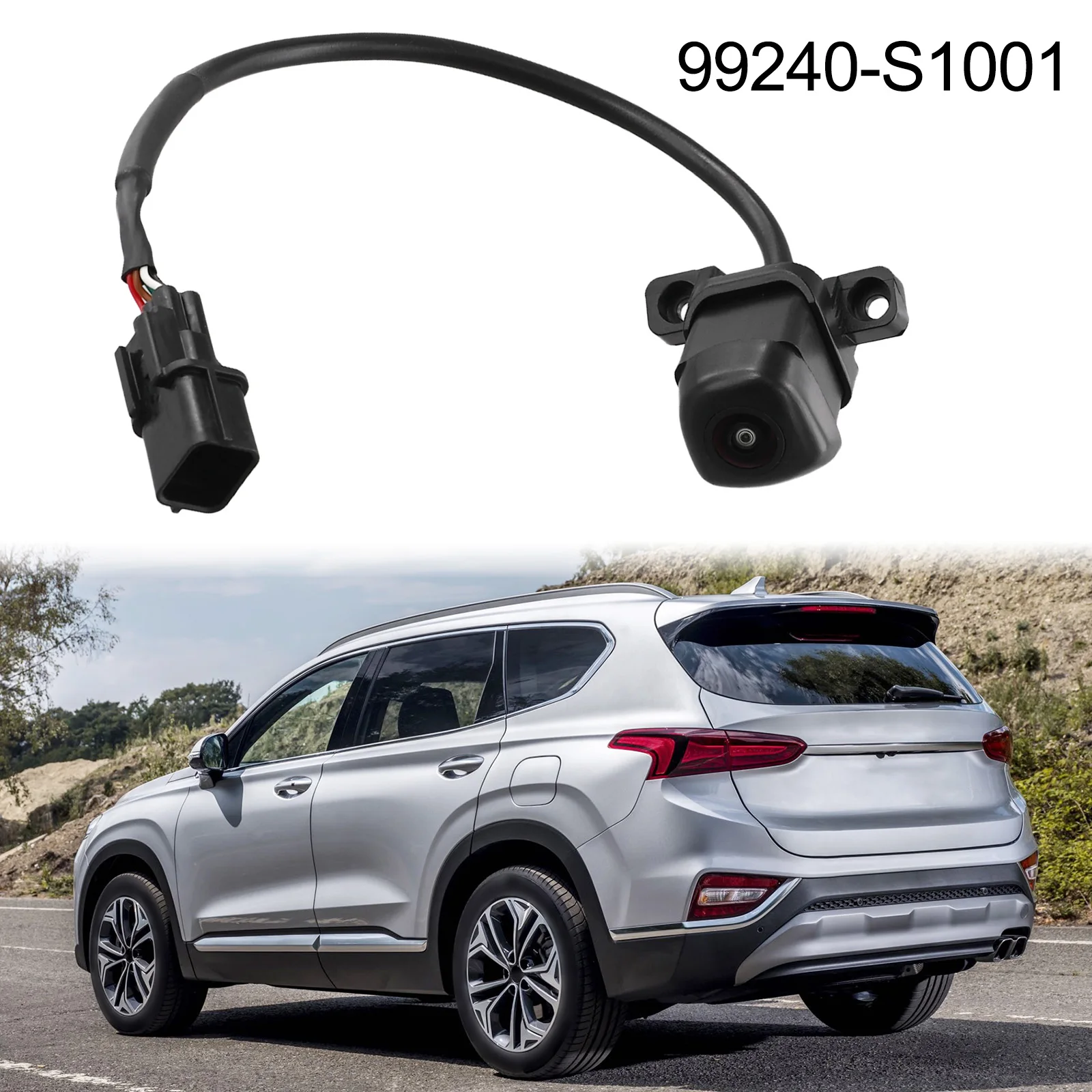 

Для Hyundai Santa Fe 2018-2020 12 В автомобильная камера заднего вида 99240-S1001 99240S1001 автомобильная парковочная камера заднего вида аксессуары