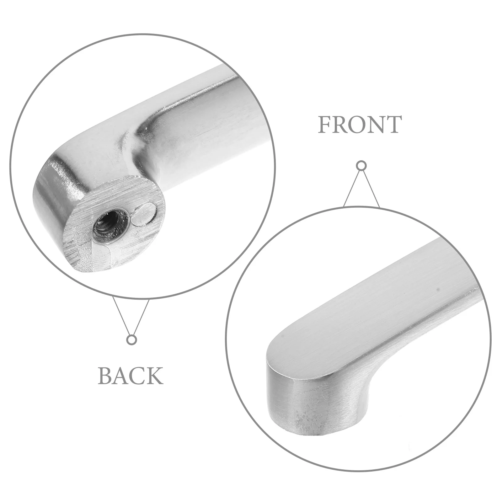 

2Pcs Aluminum Alloy Cabinet Handles Modern Kitchen Unit Drawer Pulls Durable Hardware Kitchen Unit Handles Cabinet Hardware
