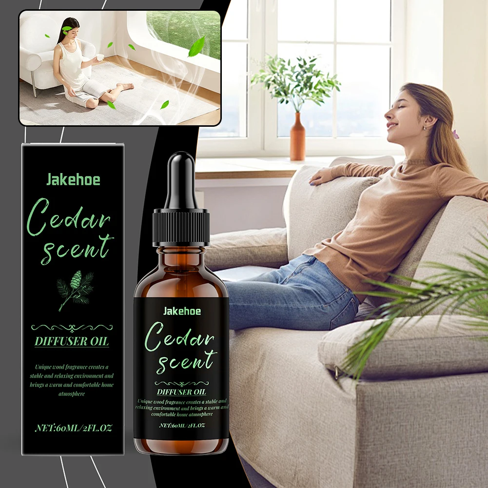 

1/2/3pcs 60ml Premium Cedarwood Essential Warm Woodsy-Scented Oil For For Diffuser Aromatherapy Candle Making Xmas Present