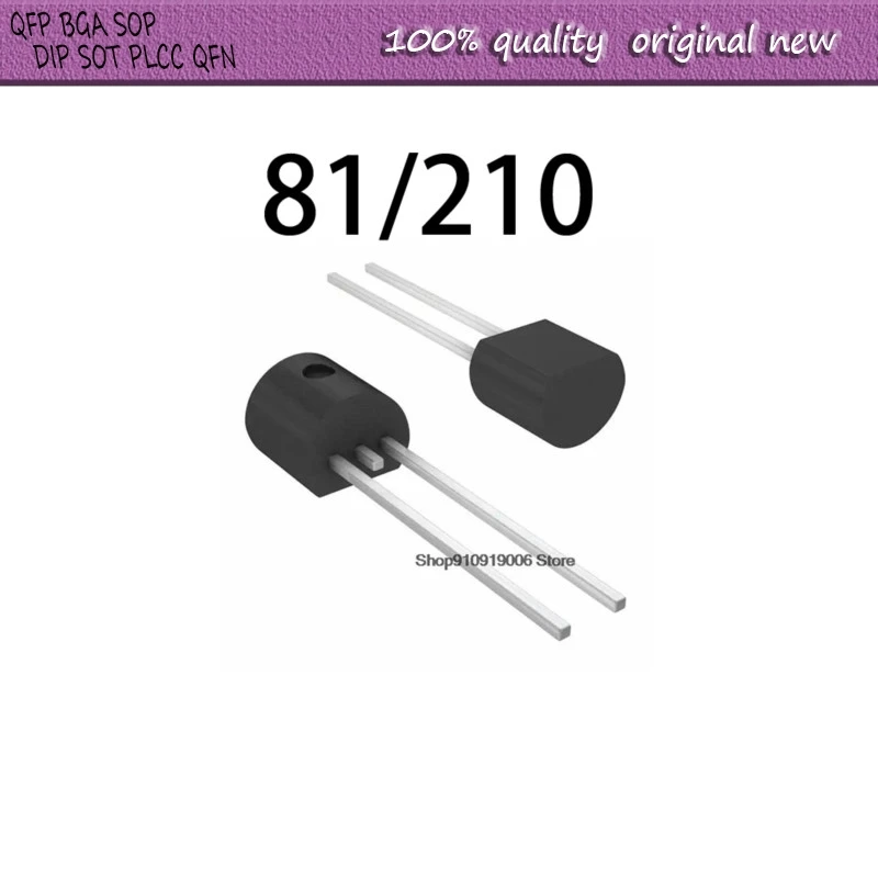 100% New&original  2PCS/LOT KTY81-210 81-210   Marking:81 210  TO-92-2