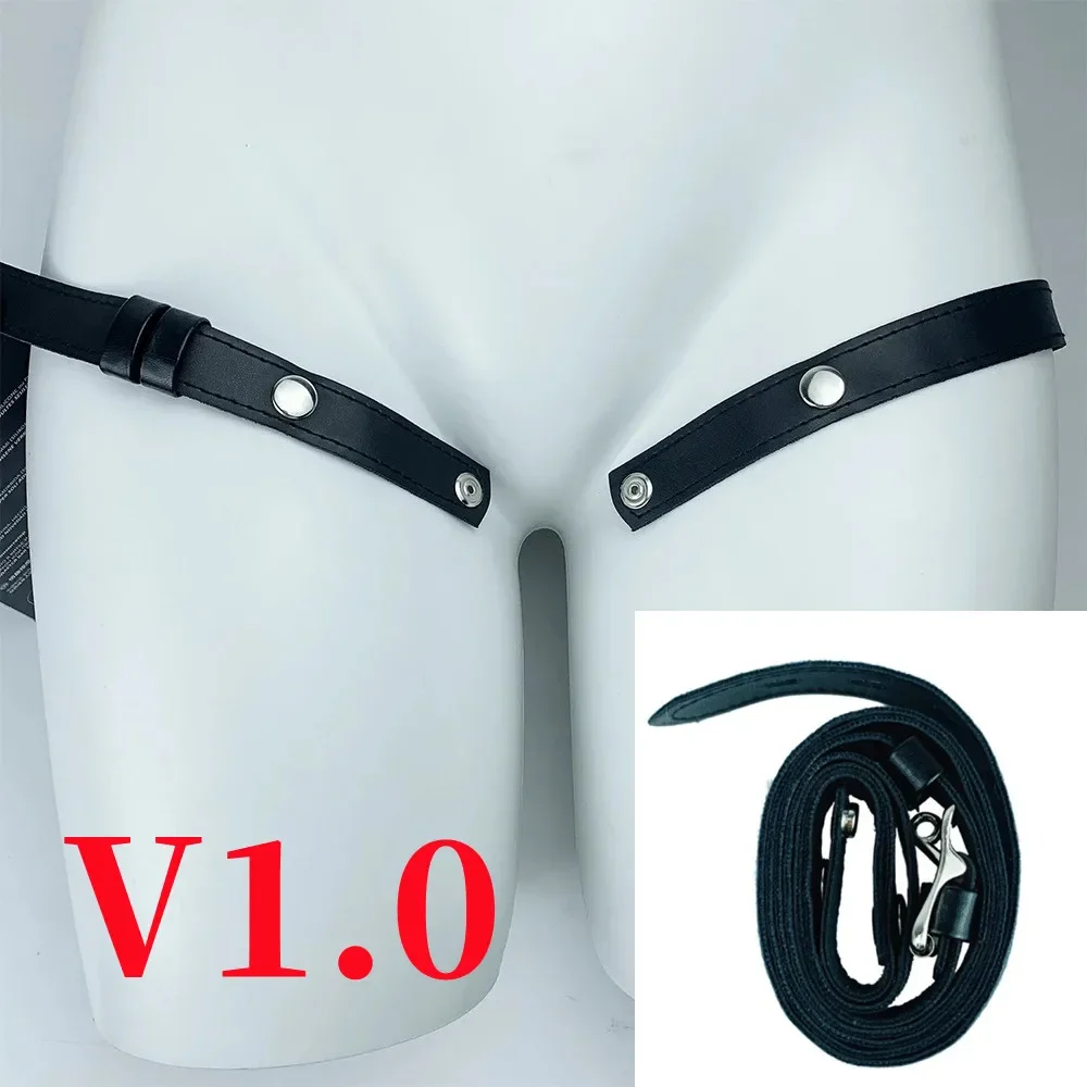 Chastity Accessories PU Belt Harness Sling Leather Pants 성인용품 Sexy Adults Intimate Products Sex Toys for Men Gay Bondage Gear18+