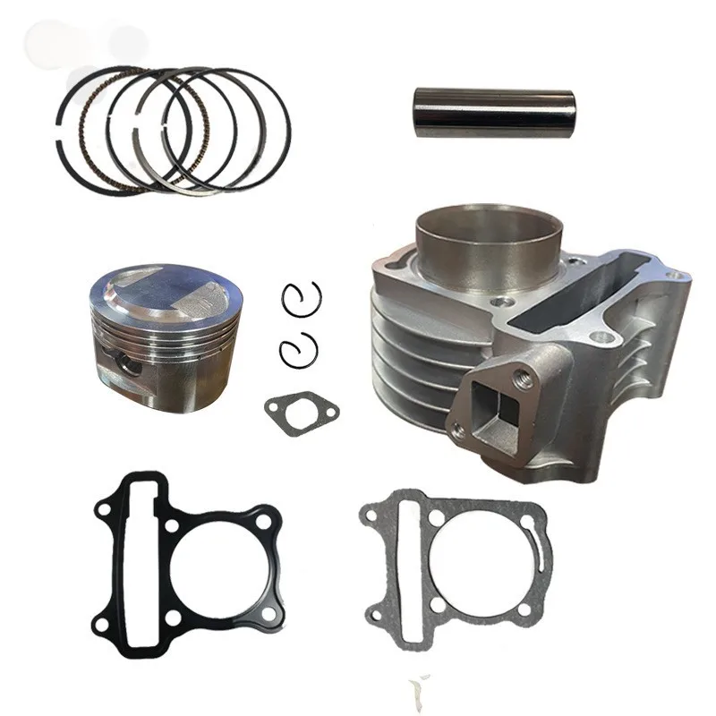 Cylinder Kit 50mm For GY6 50cc 80cc 139QMB 81.3cc Big Bore 13mm Pin Top End Rebuild 49.4cc (Stock) → 81.3cc (50mm Big Bore)