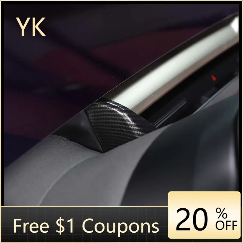 

For BMW 5 Series G60 2024-26 Interior Car Accessories ABS Carbon Fiber Car Center Control Display Screen Both Sides Trim Cover