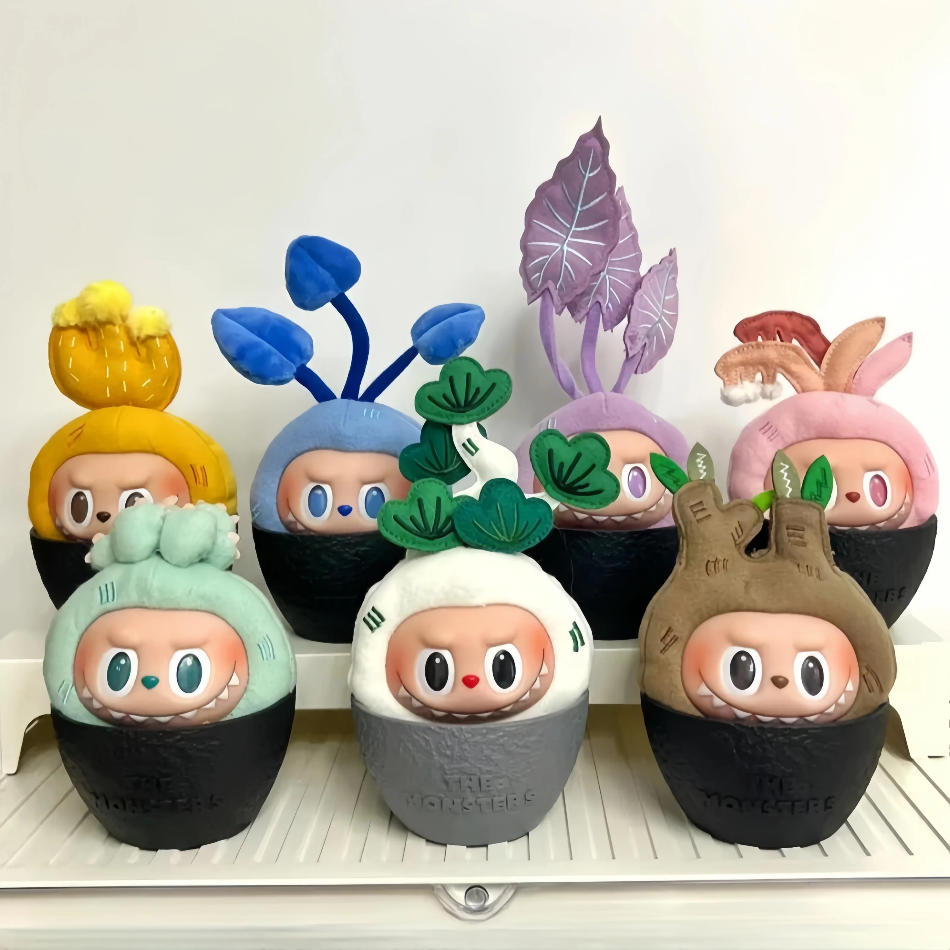 Labubu Potted Plants Vinyl Face Series Blind Box Cute Fashion Models Doll Room Decoration Mystery Box Girl Surprise Birthday Toy