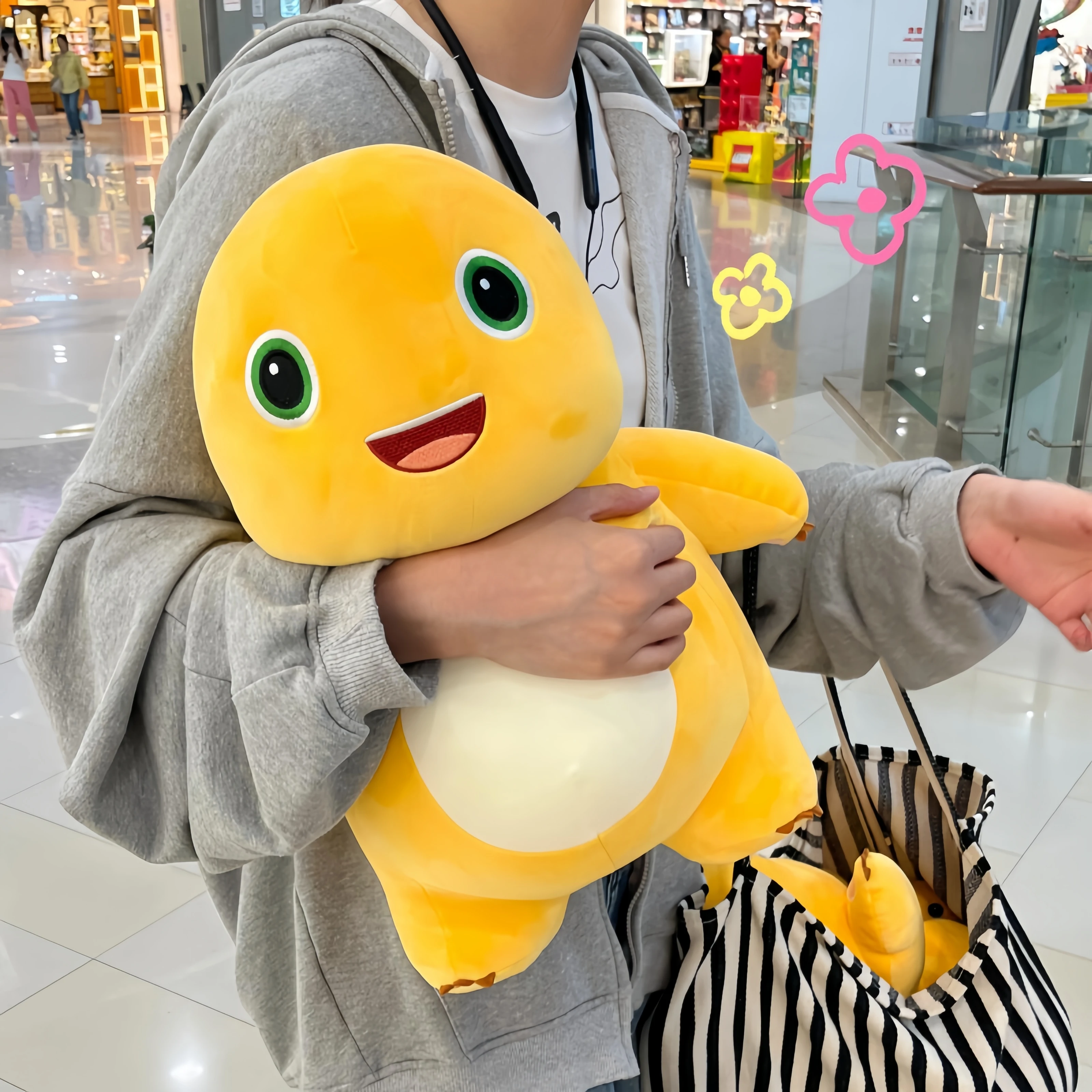 

Genuine Milk Dragon Plush Pillow Soft Sofa Bed Cushion Anime Animal Nailong Stuffed Doll Nailong Toy for Decor Birthday Gifts