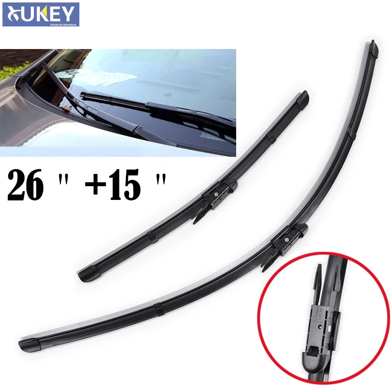 Xukey limpiaparabrisas para Chevrolet Aveo T300 26 "15" 2012 2013 2014 2015 2016 parabrisas delantero para Chevrolet Sonic