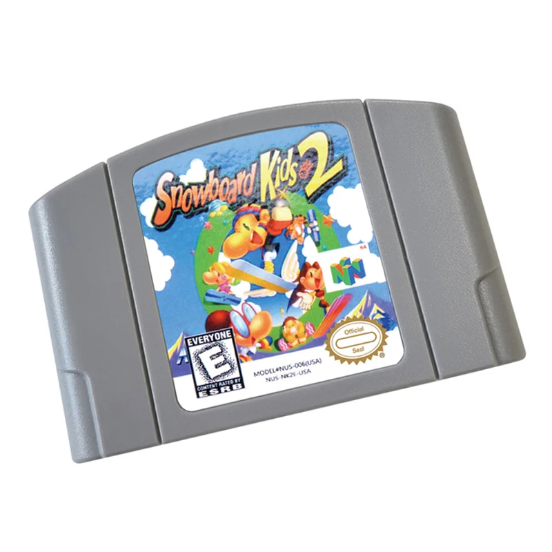 Snowboard Kids 2 64 Bit  Video Game Cartridge For US And EU Version Game Console