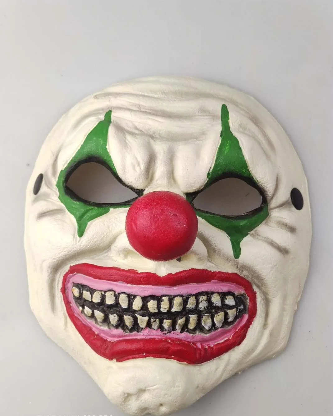 

Red Nosed Clown Mask Halloween Ghost Festival Show Terrorist Props Murderer