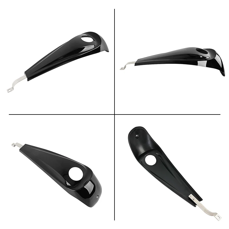 Motorcycle Accessory Fuel Console Trim Panel Gas Tank Cap Cover Black For Harley Touring Electra Road Glide Street 2008-2023