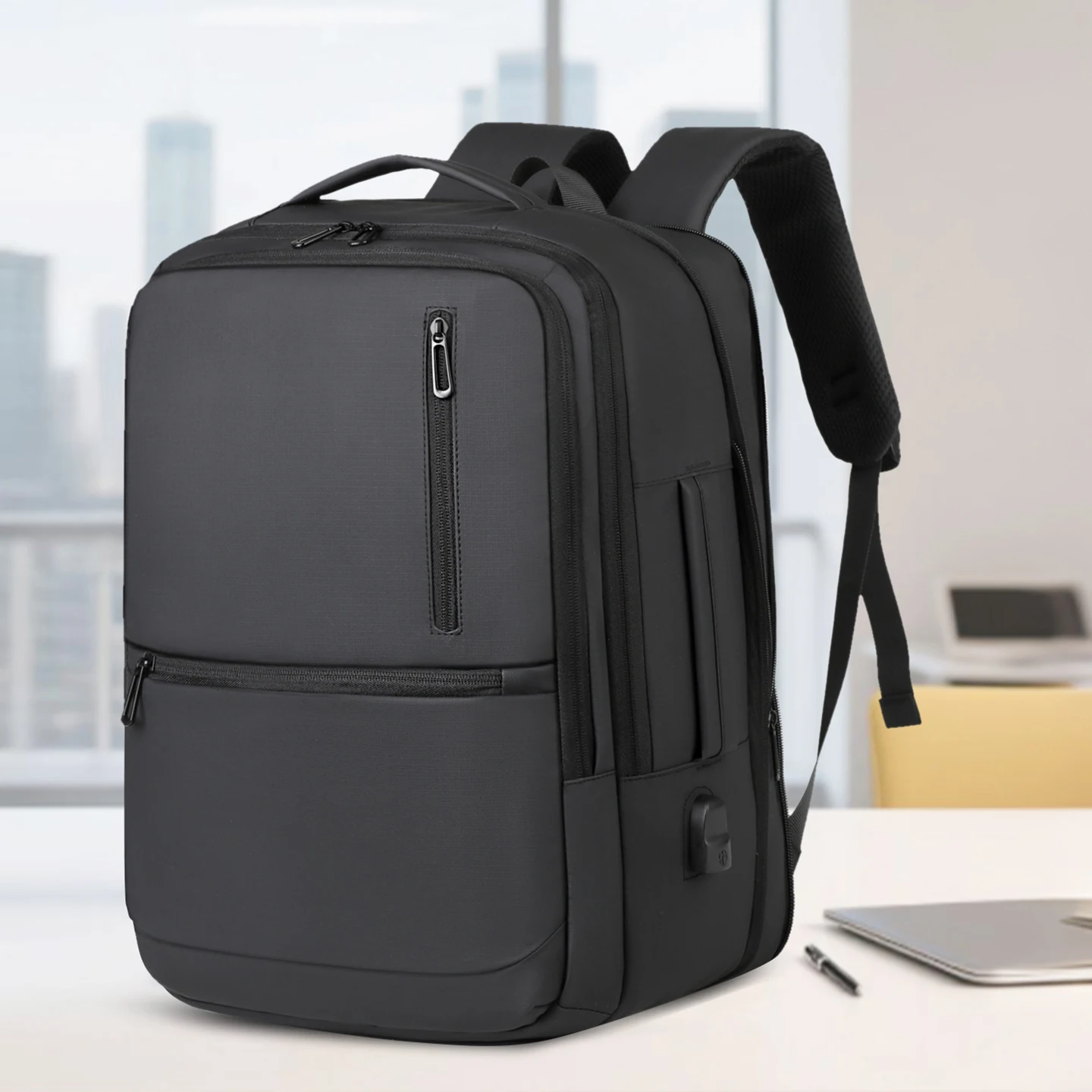 

Backpack for Men, Large Capacity, High School Student Backpack, 2026 New Model, Business Travel Computer Bag, Men's School Bag, Student Bag
