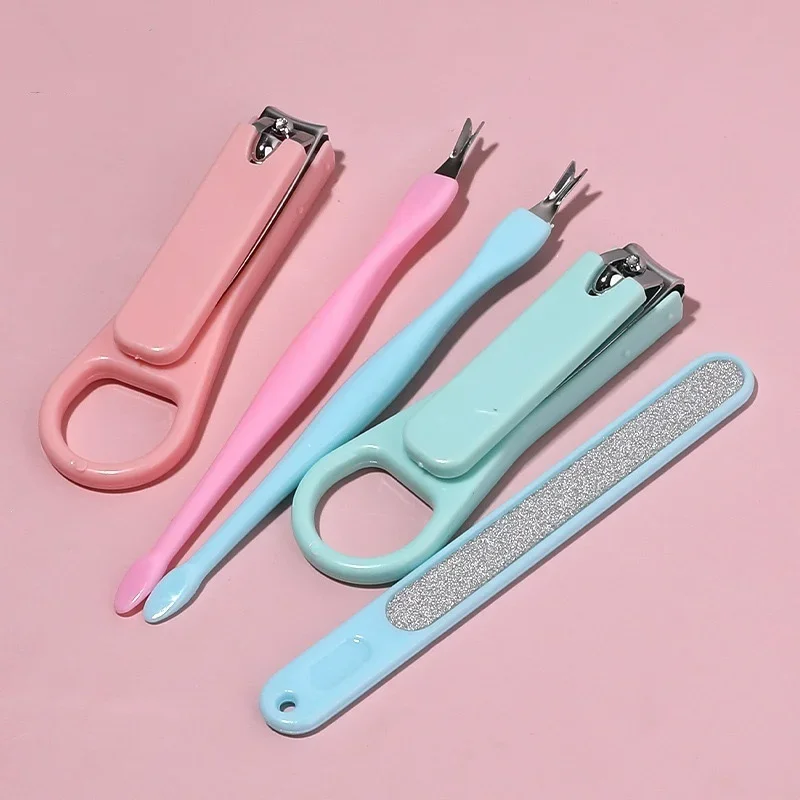 3pcs Nail Clippers Set Dead Skin Fork Nail File Clippers Trimmer Pedicure Finger Nail Tool Hand Pedicure Care Portable Nippers