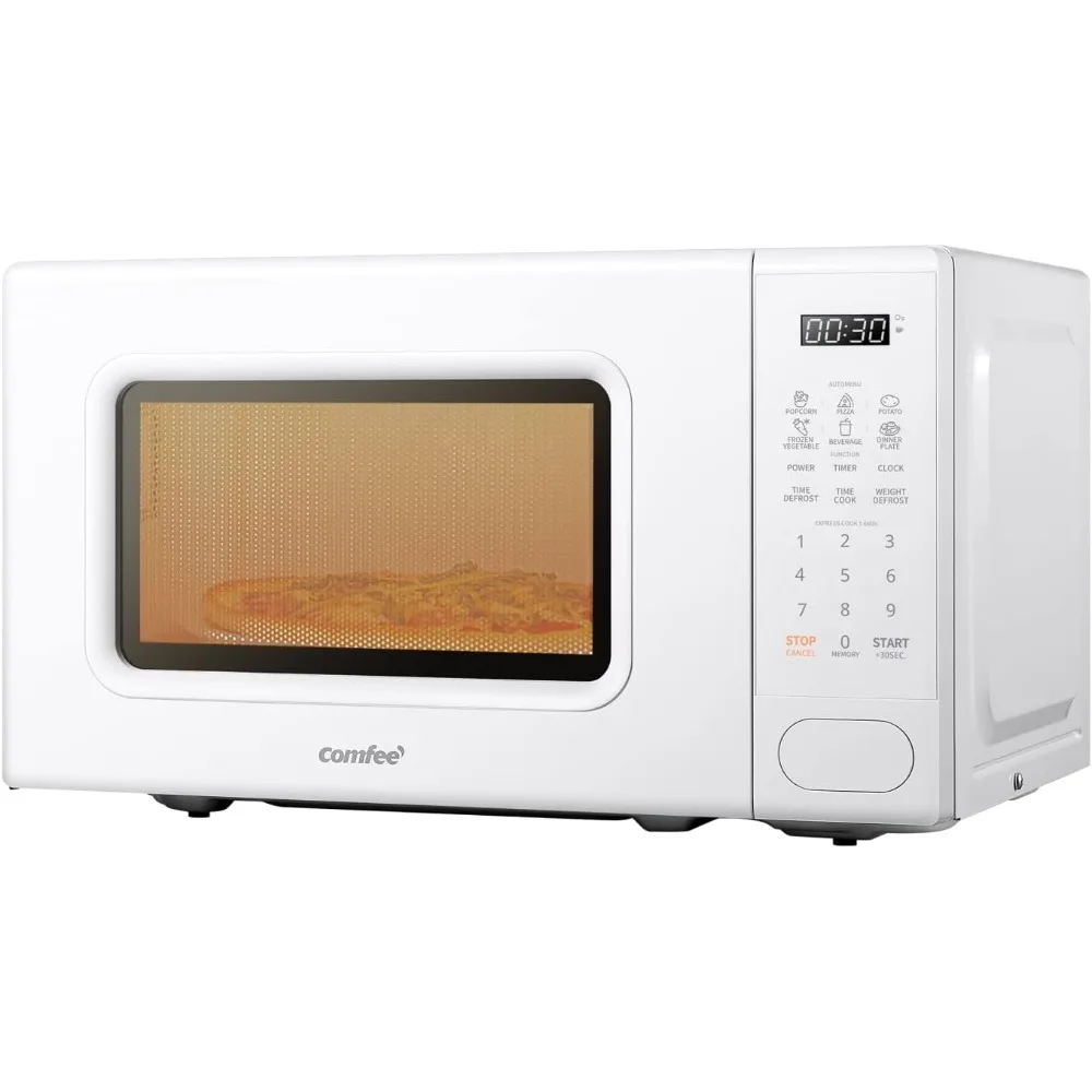 

CMO-C20M1WH Retro Microwave with 11 power levels, Fast Multi-stage Cooking, Turntable Reset Function Kitchen Timer