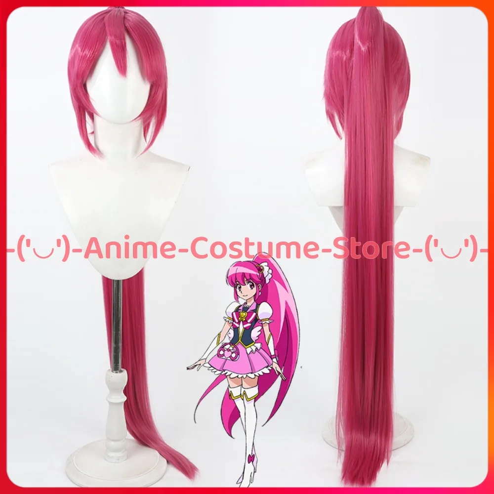 

Pretty Cure Happiness Charge Lovely Angel Aino Megumi Cosplay Wig Ponytail Anime Character Halloween Carnival Party Costume Wigs