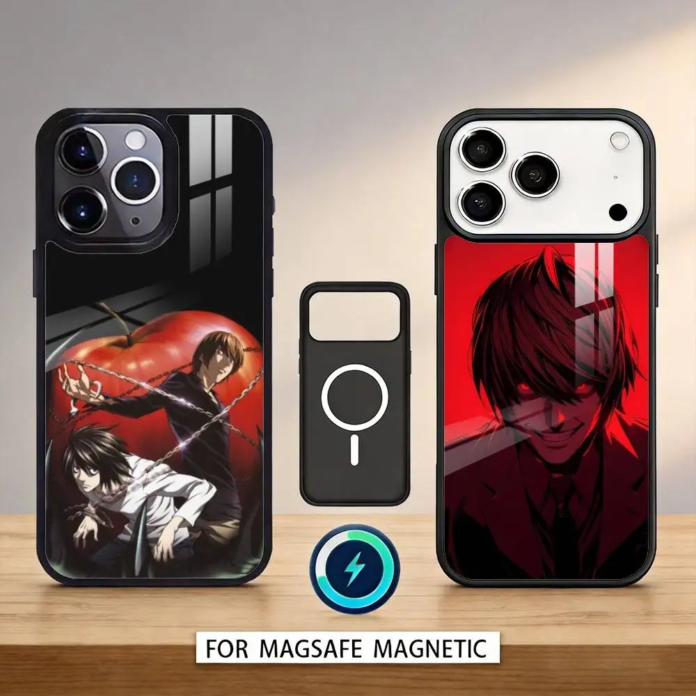 

R-Ryuk D-Death Note Phone Case For iPhone17,16,15,14,13,12,Pro,Max,Magnetic For Magsafe Wireless Charging
