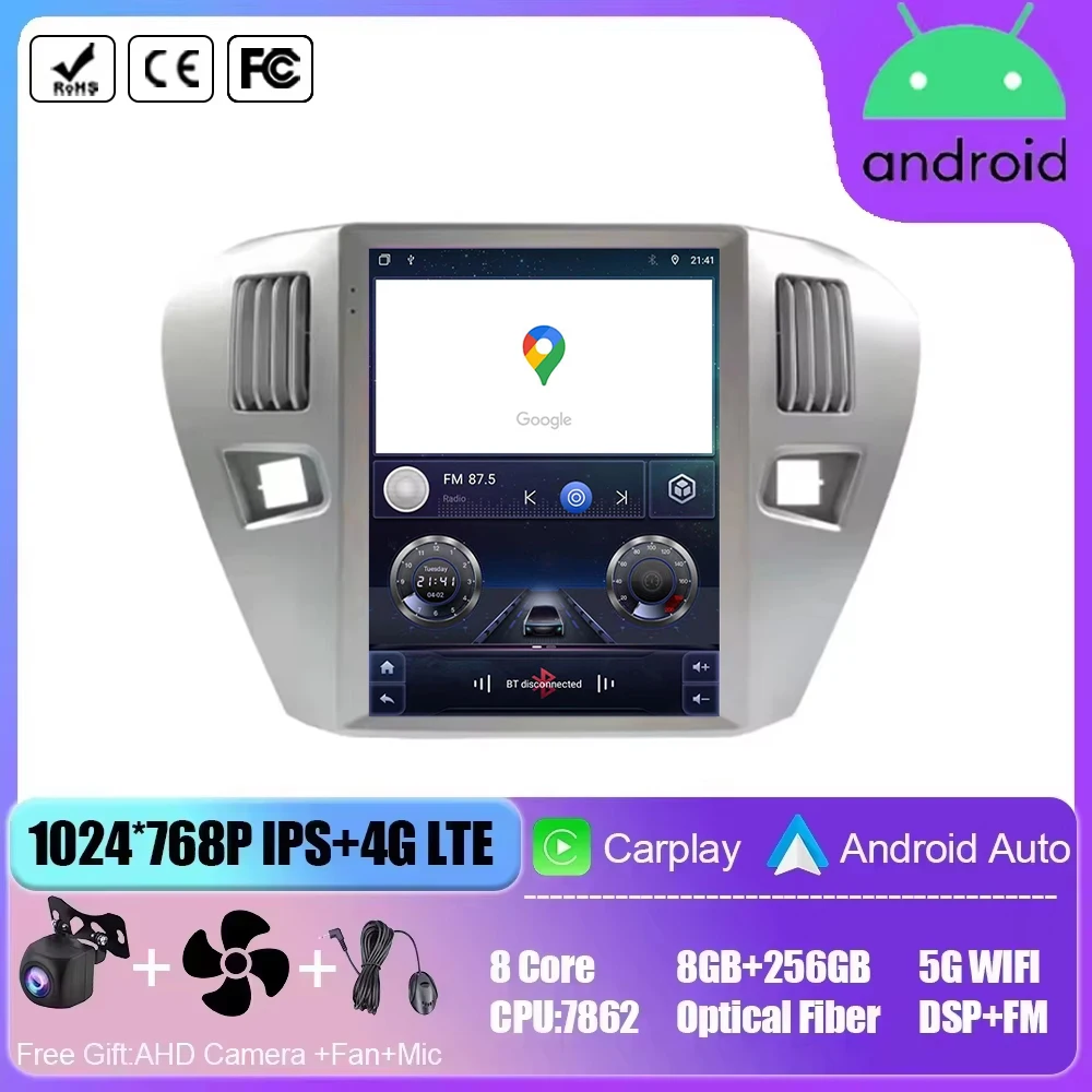 9.7'' For Peugeot 301 2014 - 2019 Citroen/Elysee Car Android 14 Radio Multimedia Video Player WIFI GPS Carplay Head Unit 4G WIFI