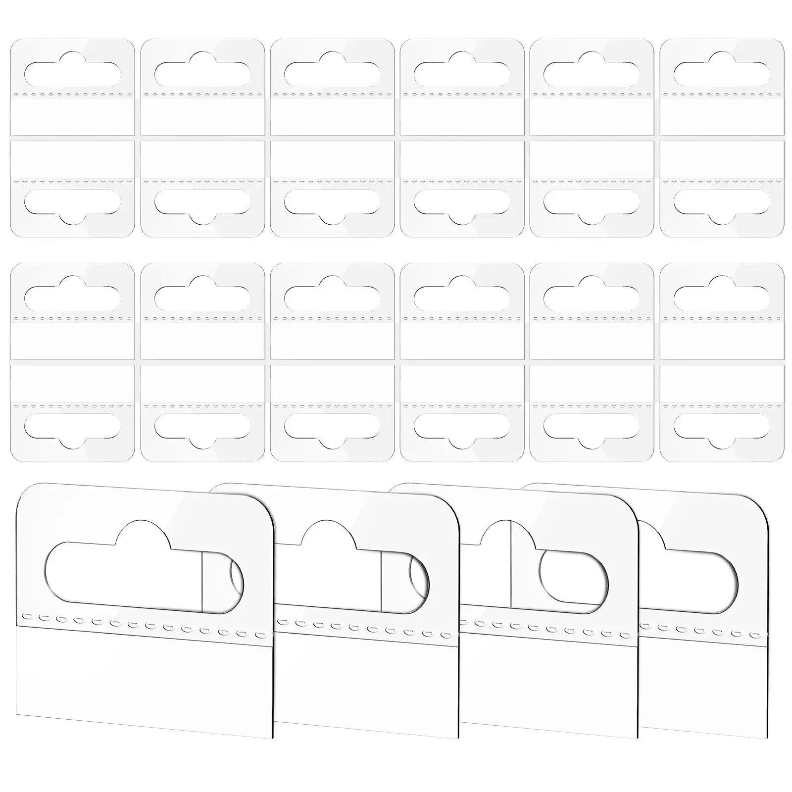 220Pcs Self-Adhesive Hang Tags Retail Price Tags Easy Tear Jewelry Labels for Clothing Bags Footwear Price Tag - view 3