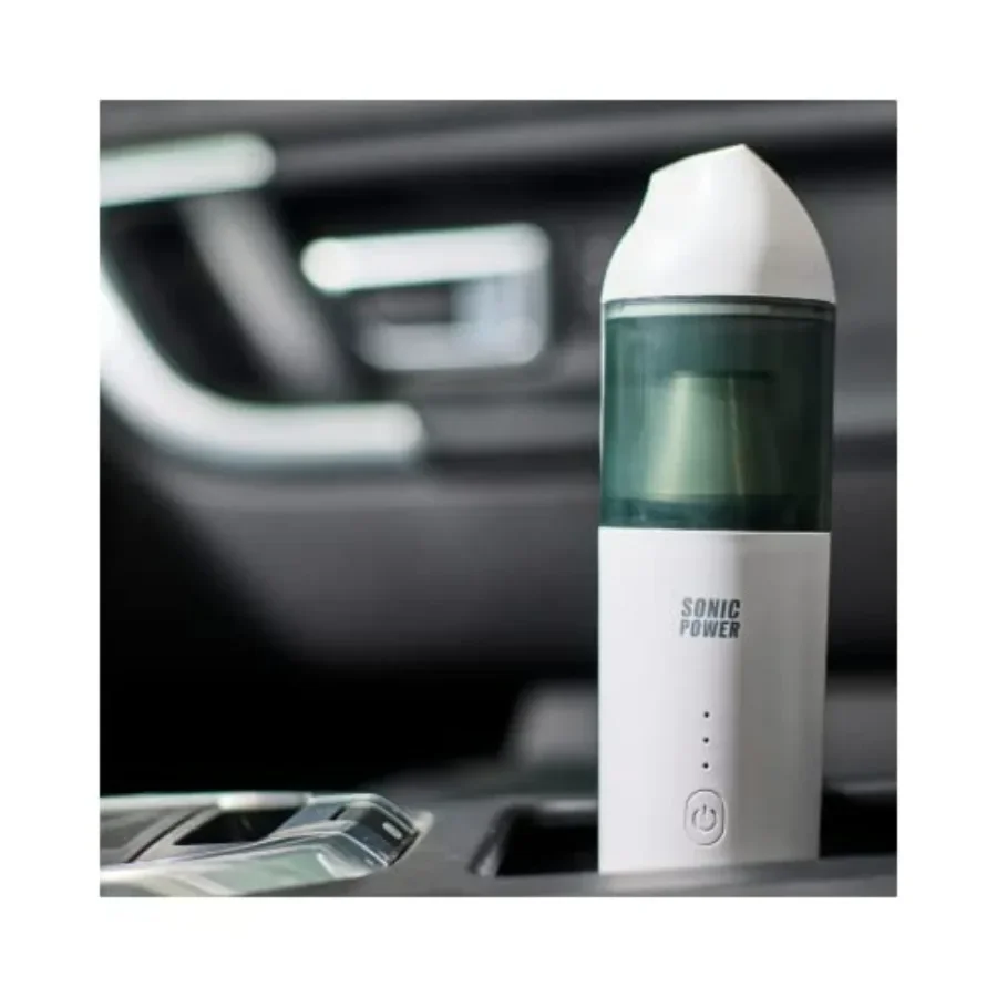 Odkurzacz samochodowy z możliwością ładowania, 3 mieszane akcesoria w zestawie, bateria o długiej żywotności