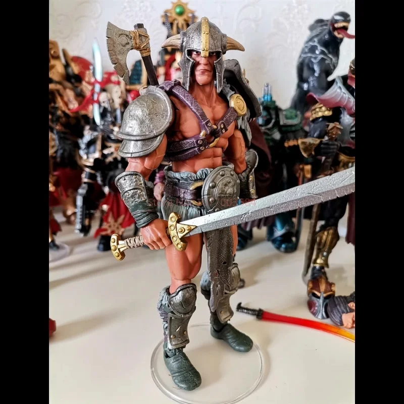 [Auf Lager] Harbinger Studios Savage Crucible Wave 2 Jaeger Nashom Krieger Whoman Barbarian Actionfigur Anime Modell Spielzeug Geschenk