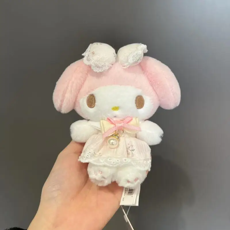 

Мягкая плюшевая кукла Sanrio Melody, рюкзак, сумка для карандашей, подвесные украшения, украшение для зеркала заднего вида автомобиля, подарок на день рождения для девочки
