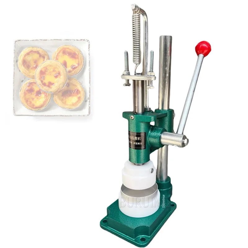 Commercial Mini Hand Operated Pastry Egg Tart Skin Press Shaping Machine Manual Press Egg Tart Shell Pressing Molding Equipment