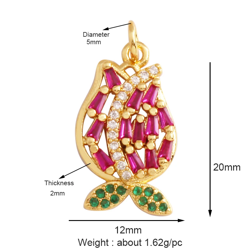 Fashion Romantic Sweet Colorful Rose Sun Lotus Flower Tree Charm Pendant,Enamel Coin Rainbow Girl Gift Party Jewelry Supply L56