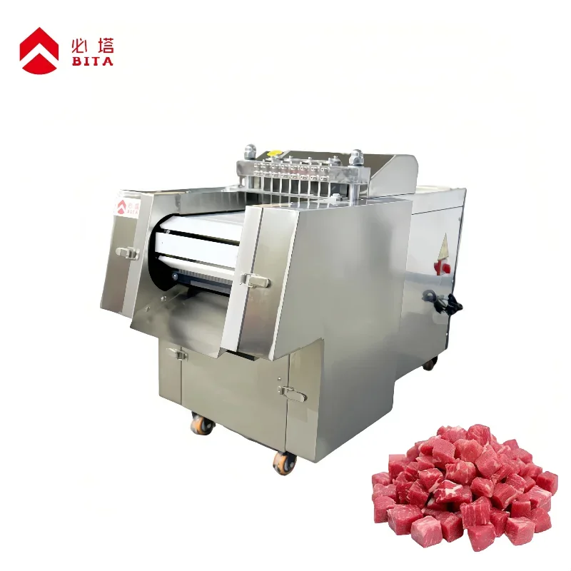 Máquina Cortadora de Nuggets de Pollo Semiautomática de Alta Calidad BITA, Directo de Fábrica, Motor de 380V, 700-7500KG/H, Uso Comercial