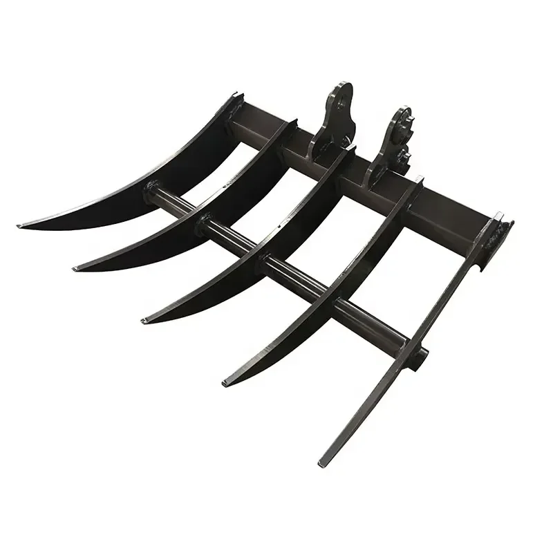 Hightop Brand Excavator Attachments Such As Rakes and Buckets