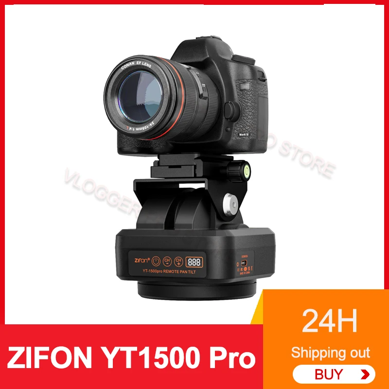 ZIFON YT1500 Pro كاميرا Gimbal الكهربائية للرماية في الهواء الطلق مقاوم للماء AB نقطة جولة الرحلة Gimbal الحمولة 2.2 كجم جبل السيارة