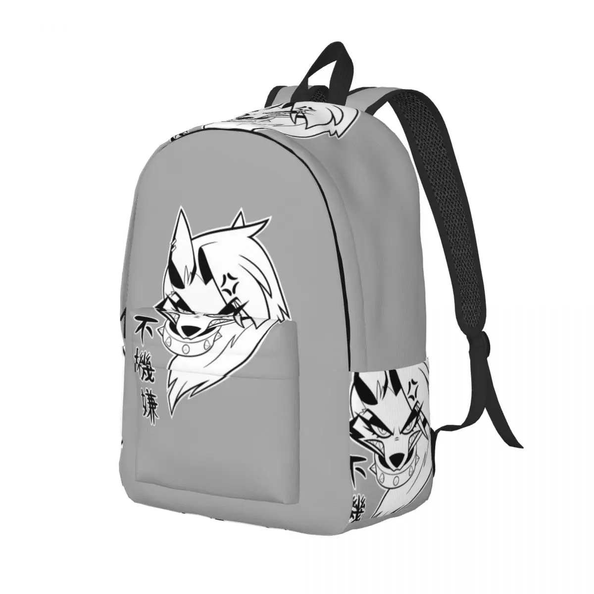 

Helluva Boss Loona Backpack Daypack Large Capacity Kids BookBag School Bag Shoulder Bags for Boys Girls
