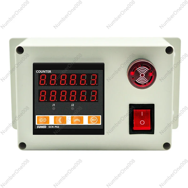 

SCN-P62 Roller Meter Counter 12V/24V/220V Electronic Digital Display Automatic Marker Length Measurement Test Equipment