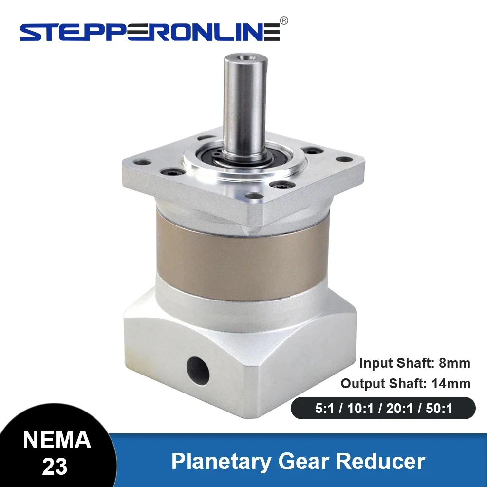 Nema 23 Planetary Gearbox Stepper Motor Speed Reducer for 8mm Shaft Nema23 57 Motor Ratio 5:1/10:1/20:1/50:1 Gearbox