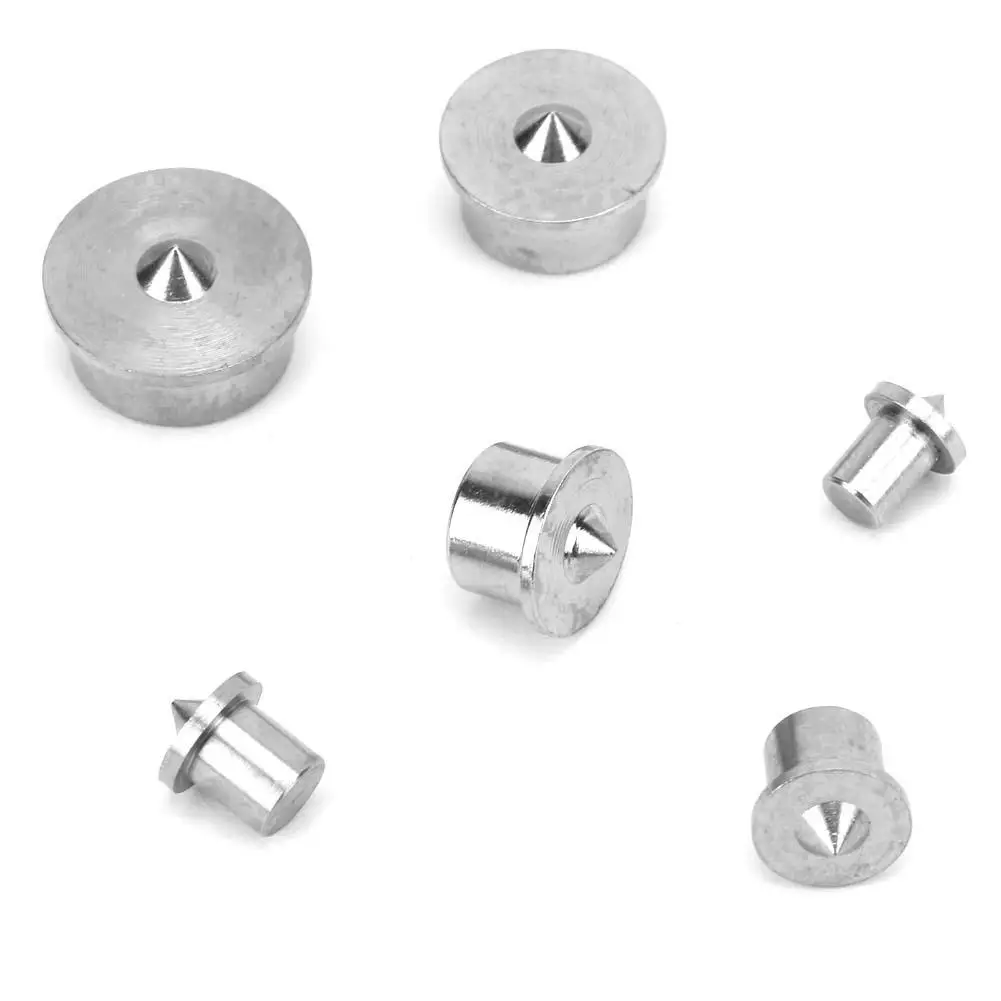 6pcs Doweling and Tenon Center Points Pin Woodworking Set 4mm to 12mm Drill Alignment Tool for Precision Joinery