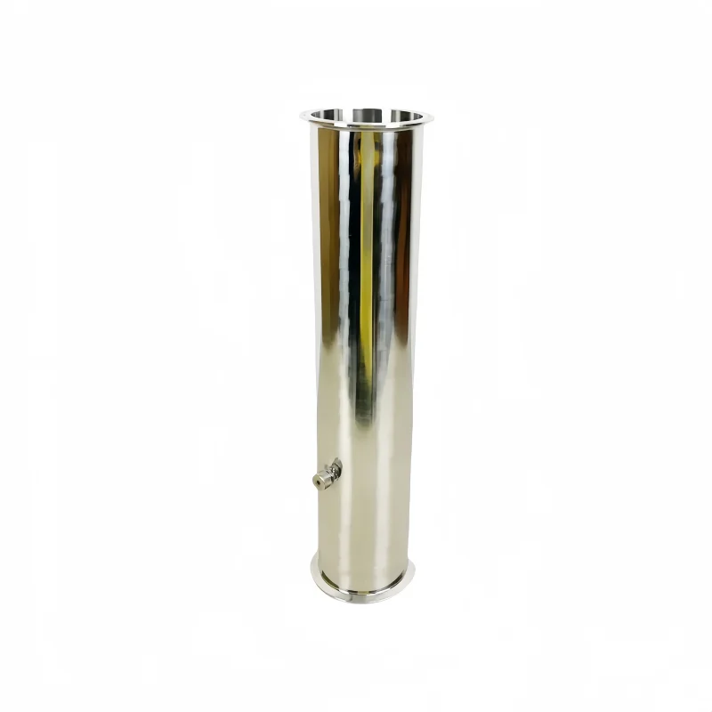 4inch FlangeOD119mm Tri-clamp Pipe With Welding Fixed Thermowell Nipple ,H-20