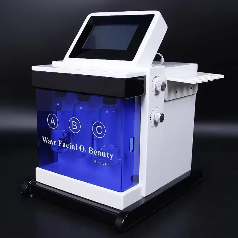 جديد 5 في 1 هيدرو الأكسجين جهاز للعناية بالوجه تجديد الجلد التطهير العميق إزالة التجاعيد تبييض الجلد رفع معدات التجميل