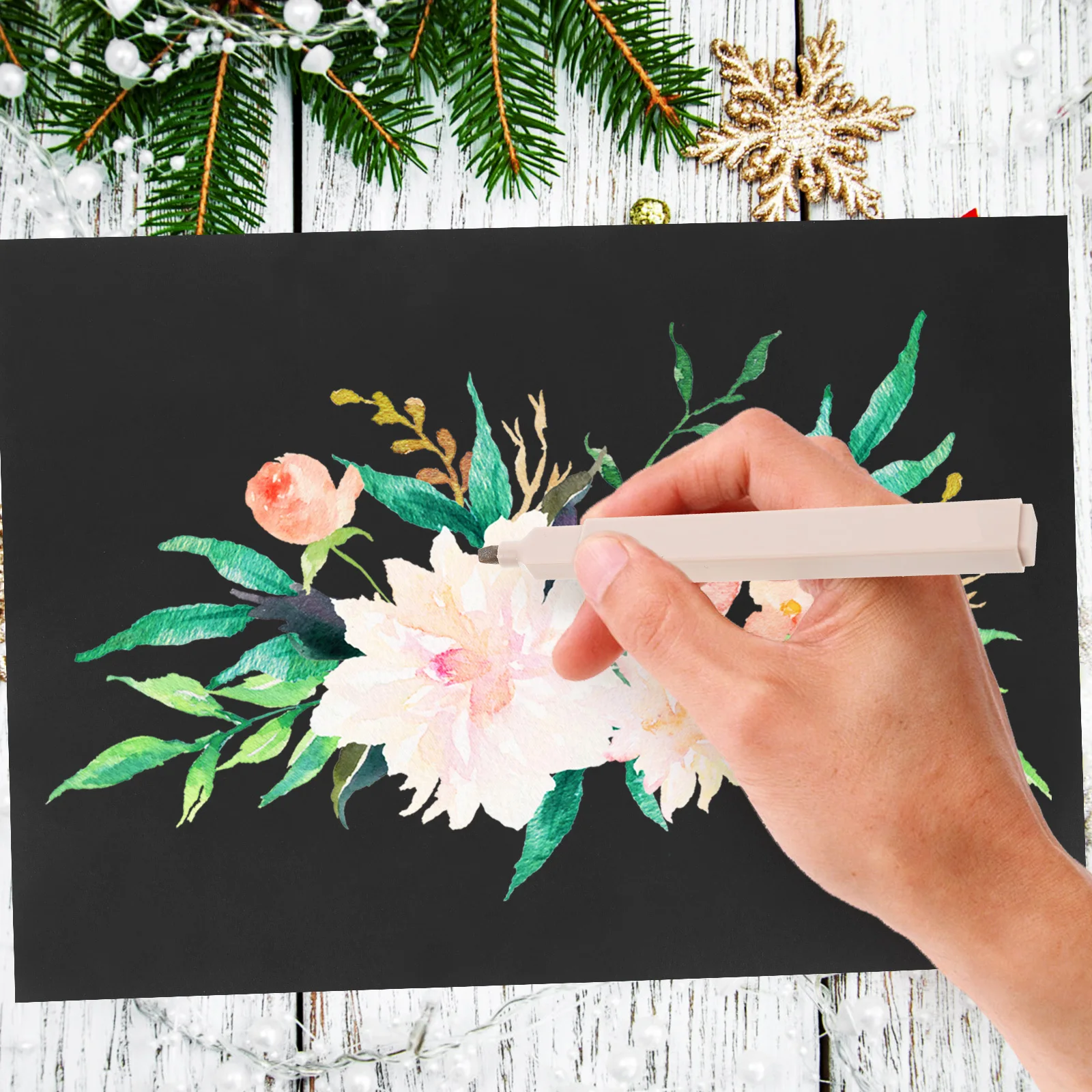 50 قطعة من ورق البطاقات اليدوية بلون بسيط DIY مواد اوريغامي الورقية لمستلزمات القصاصات اليدوية #5