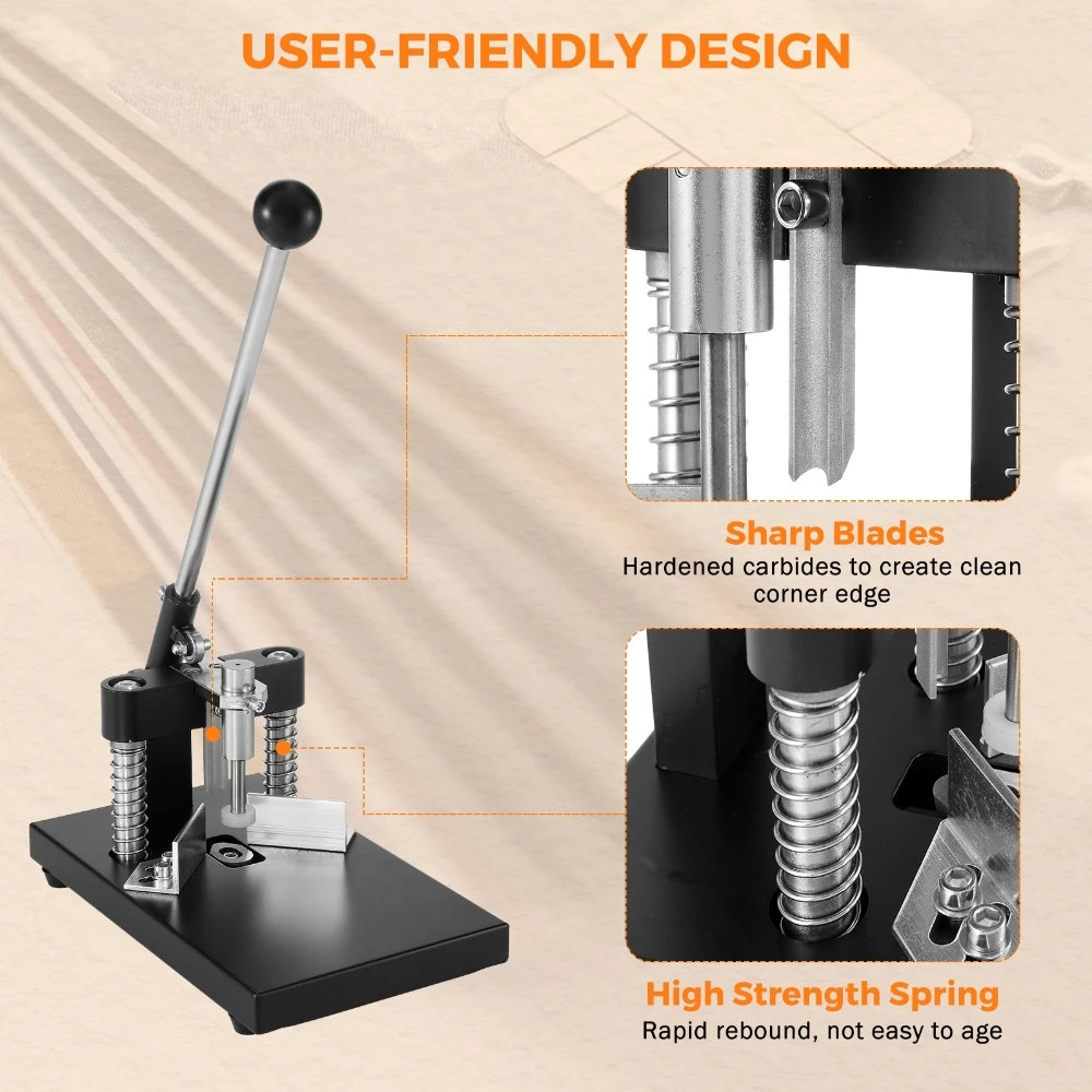 Imagem -04 - Canto de Papel Rounder Cutter Machine r6 mm R10 mm Manual Cutting Fillet Machine a3 Aço Metal Industrial Punch Cutter para Escritório