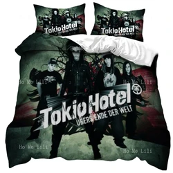 Tokyo Hotel Poster Best Team Guitarist In German Teen Band Duvet Three Piece Bedding Set
